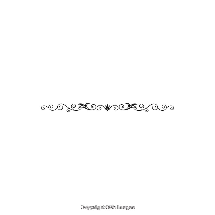 Elegant Decorative Black Swirl Ornament Pattern for Elegant Design Needs