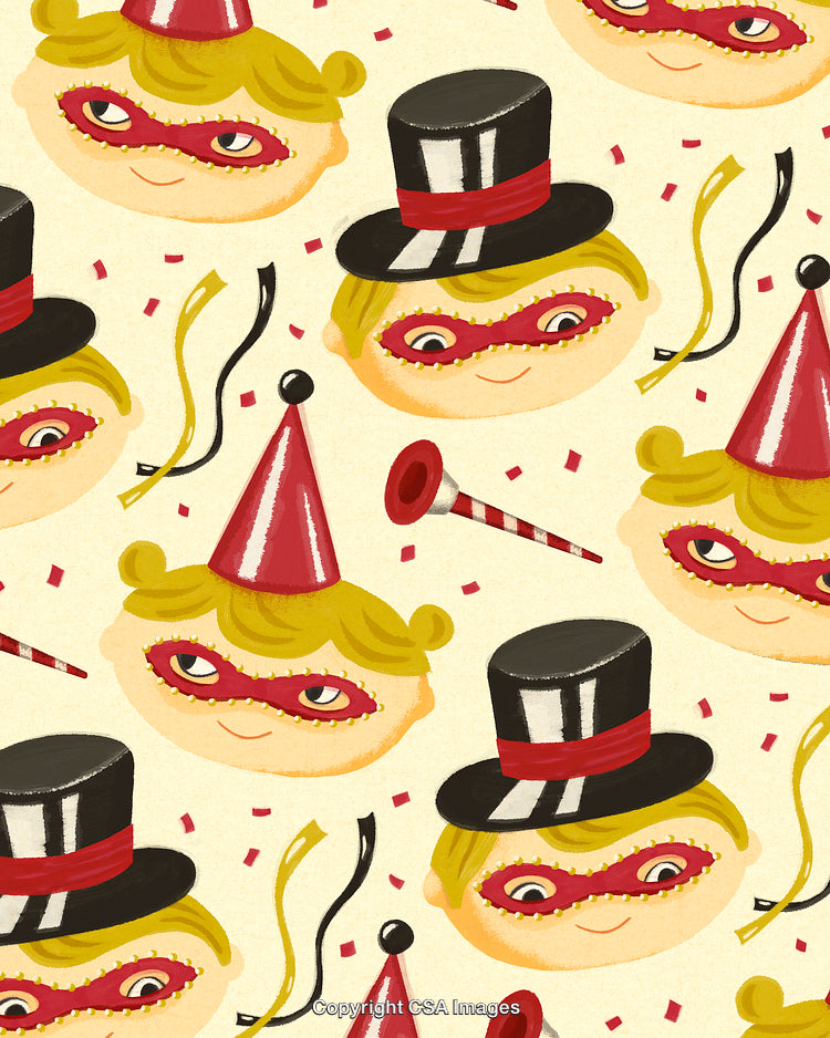 Pattern of Masquerade Disguises