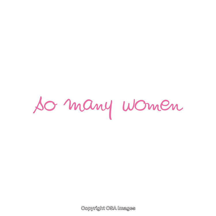 Feminine Typography With Pink Handwritten Script on a Plain White Background