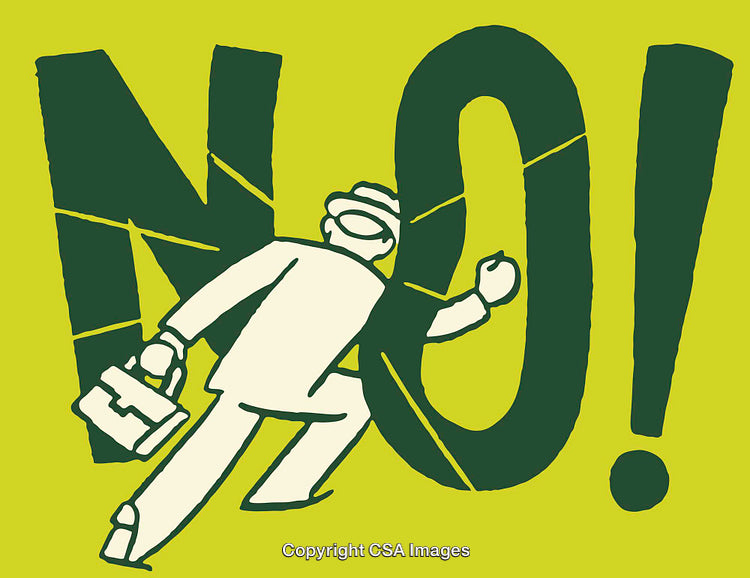 Colorful Graphic Illustration Expressing Disagreement or Work Conflict