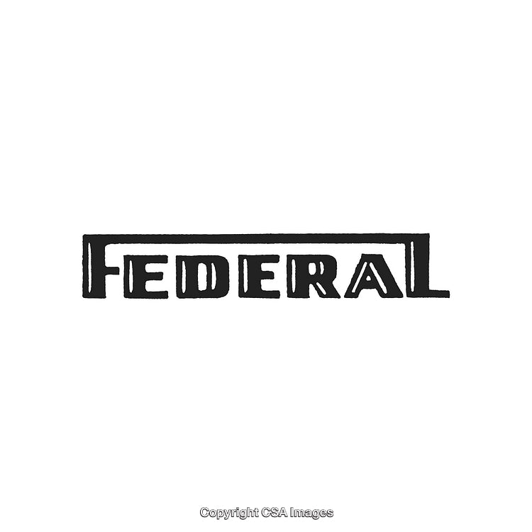 Stylized Black and White Logo Design with Rectangular Letter Outline
