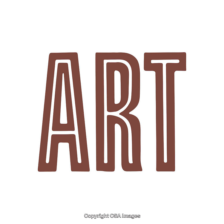 Stylized Typography Image Depicting the Word "Art" in Unique Style