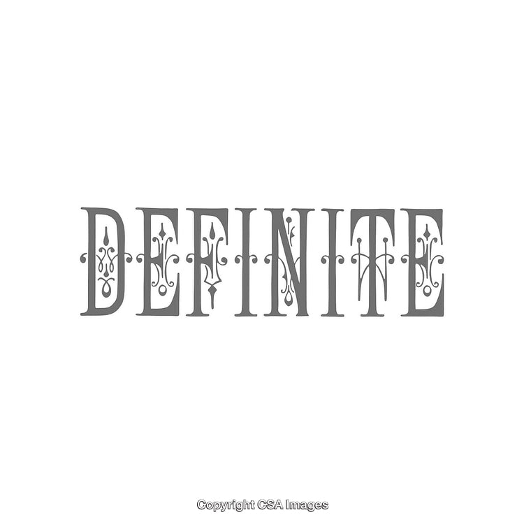 Elaborate Gray Text Artwork With Ornamental Details and Lettering Design