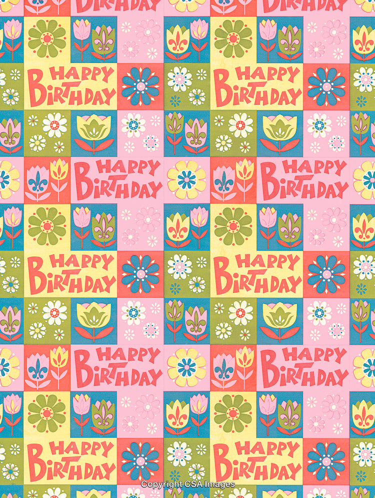 Happy Birthday pattern