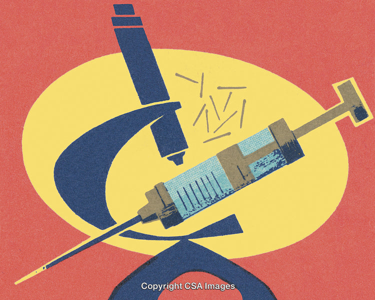 Microscope and Syringe