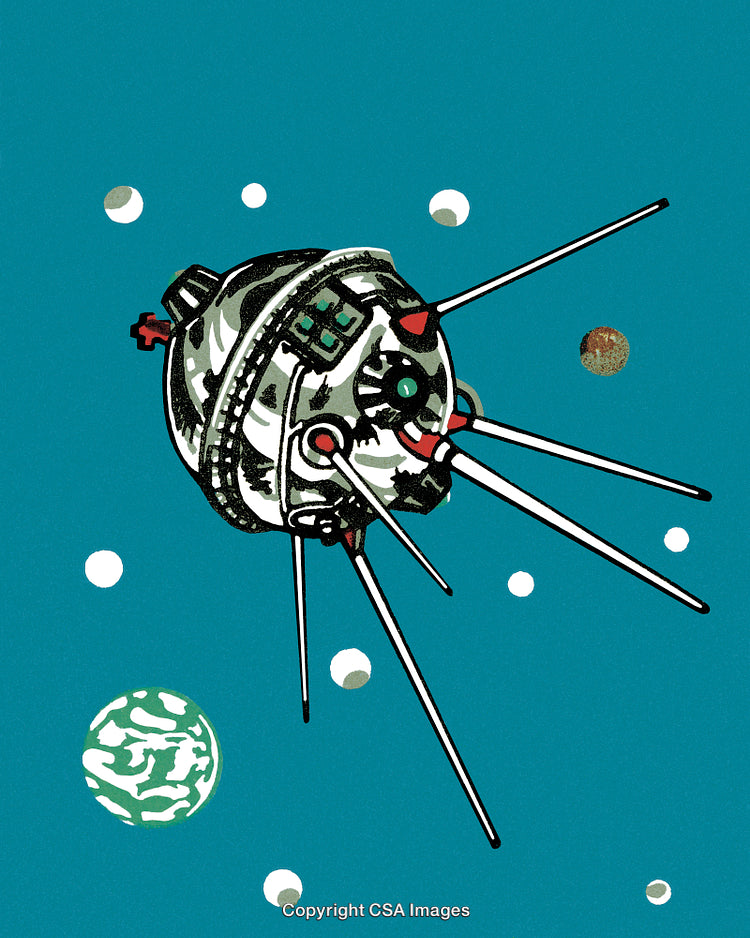 Satellite in Outer Space