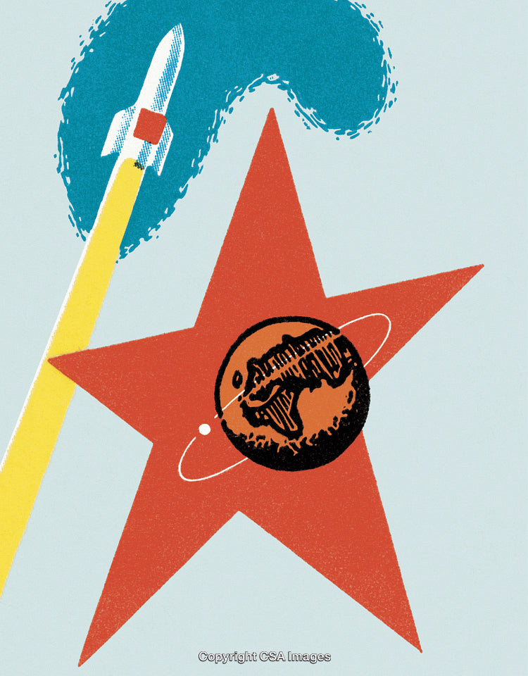 Rocket Traveling in Outer Space