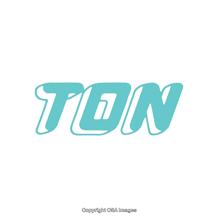 Stylized Typography Design Featuring Bold Aqua Letters in Dynamic Style