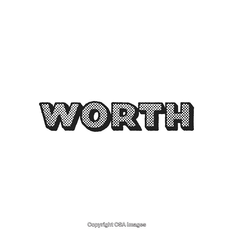 Vintage Comic Book Style Text Art With Halftone Effect
