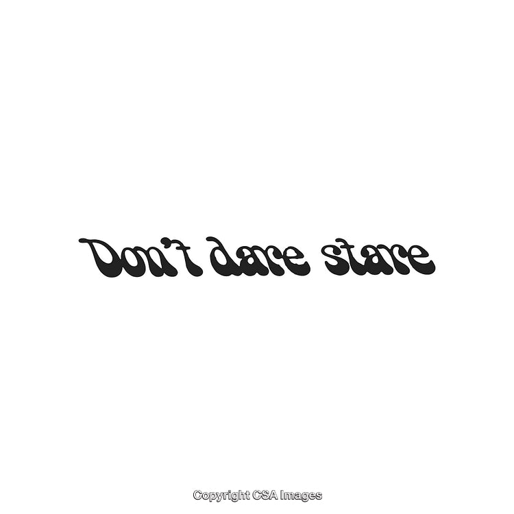 Creative Typography Artwork Featuring Bold Text with a Unique Statement