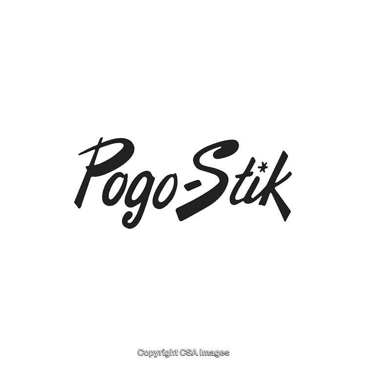 Retro Styled Logo for Pogo Stick Featuring Playful Typography