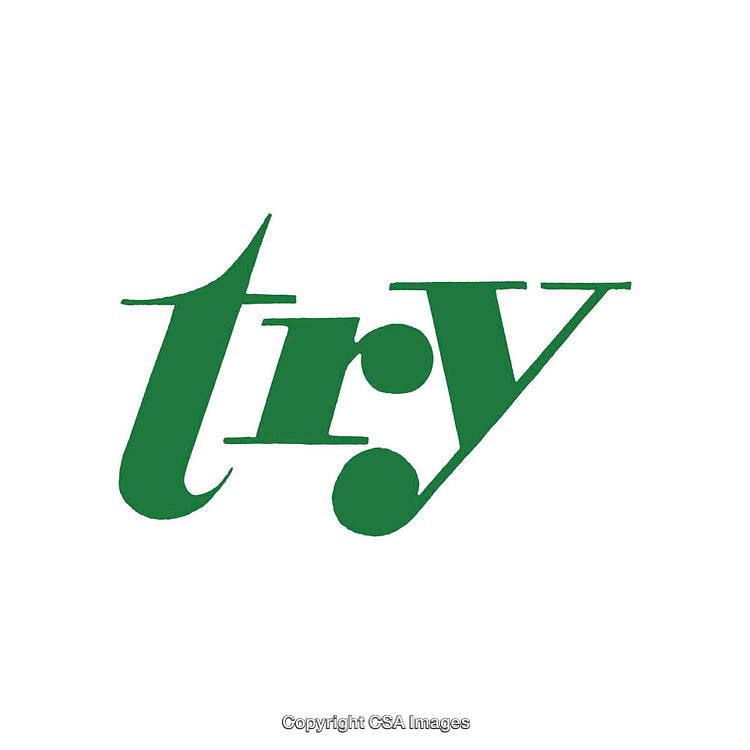 Minimalist Green Typography Design on a White Background