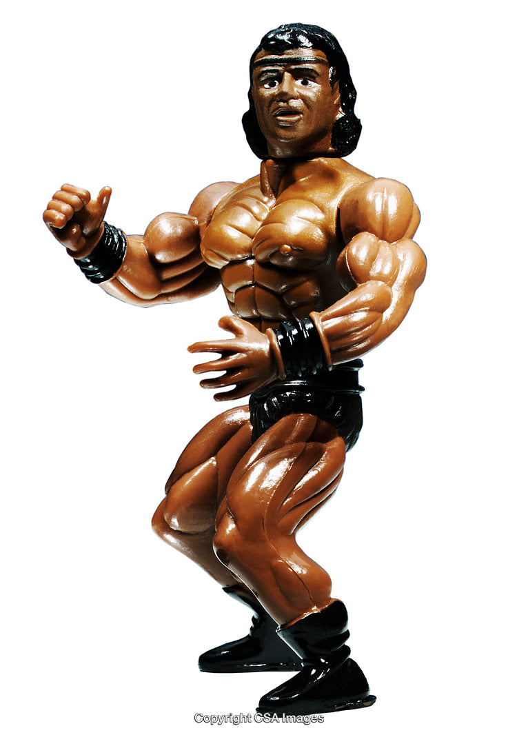 Detailed Action Figure Depicting a Muscular Hero in Classic Pose