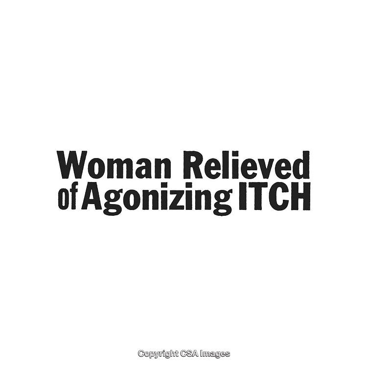 Relief Experienced by Woman After Overcoming Severe Itch Discomfort