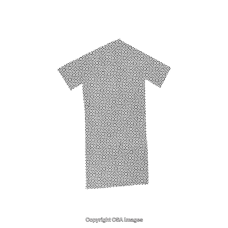 Black and White Patterned Arrow Symbol with Geometric Dingbat Shapes
