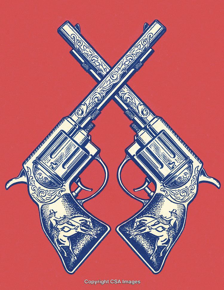 Crossed Pistols