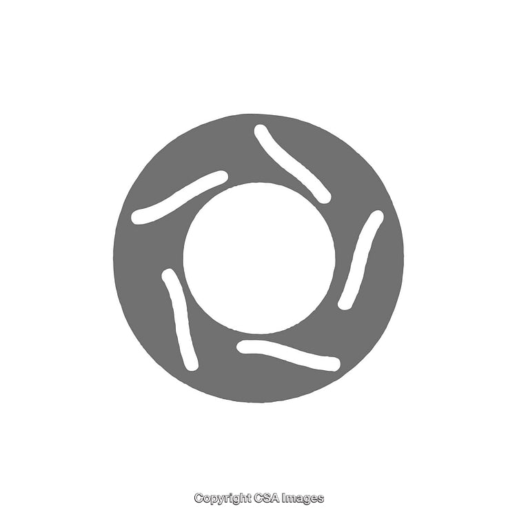 Monochrome Abstract Circular Shape Design With Smooth Symmetrical Patterns