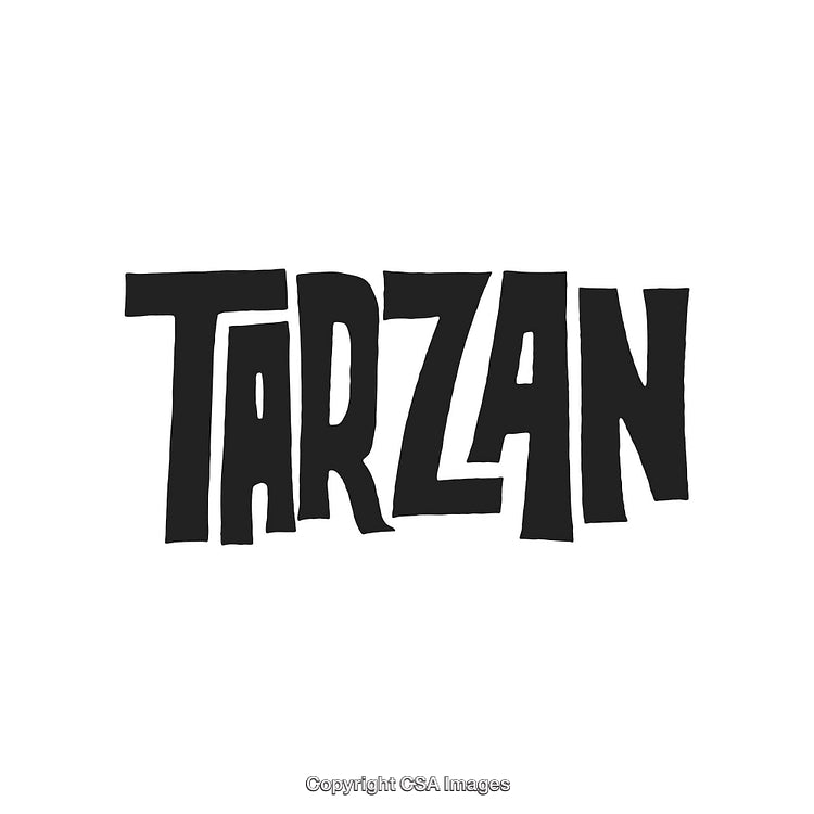 Bold Black Text Design Written in Capital Letters on White Background