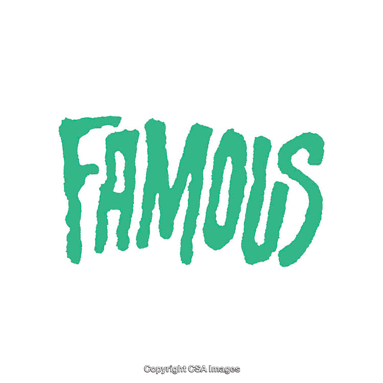 Green Famous Logo On a Clean White Background