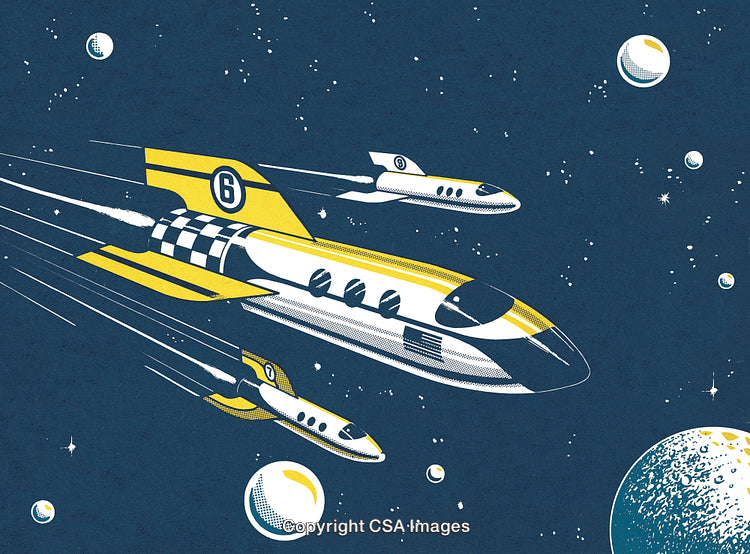 Spacecraft in Outer Space