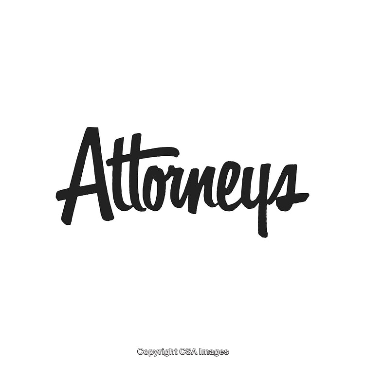 Cursive Handwritten Style Text Displaying the Word 'Attorneys'