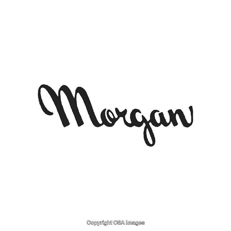 Stylized Handwritten Name Design in Black Ink on White Background