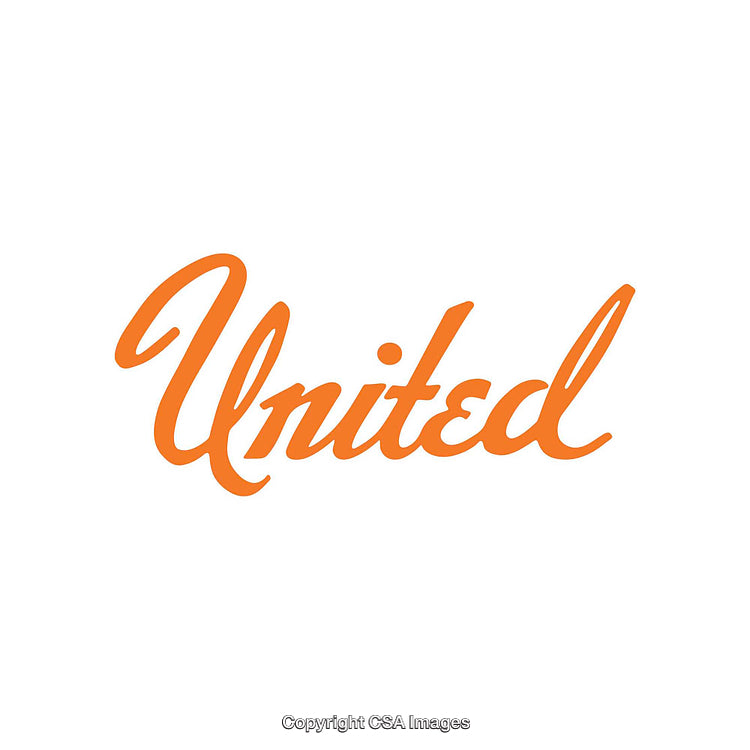 Minimalistic Orange Script Text on a Clean White Background