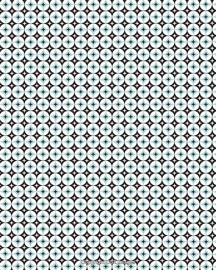 Blue and Black Pattern