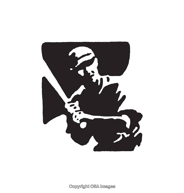Black and White Line Art of a Baseball Player Swinging a Bat