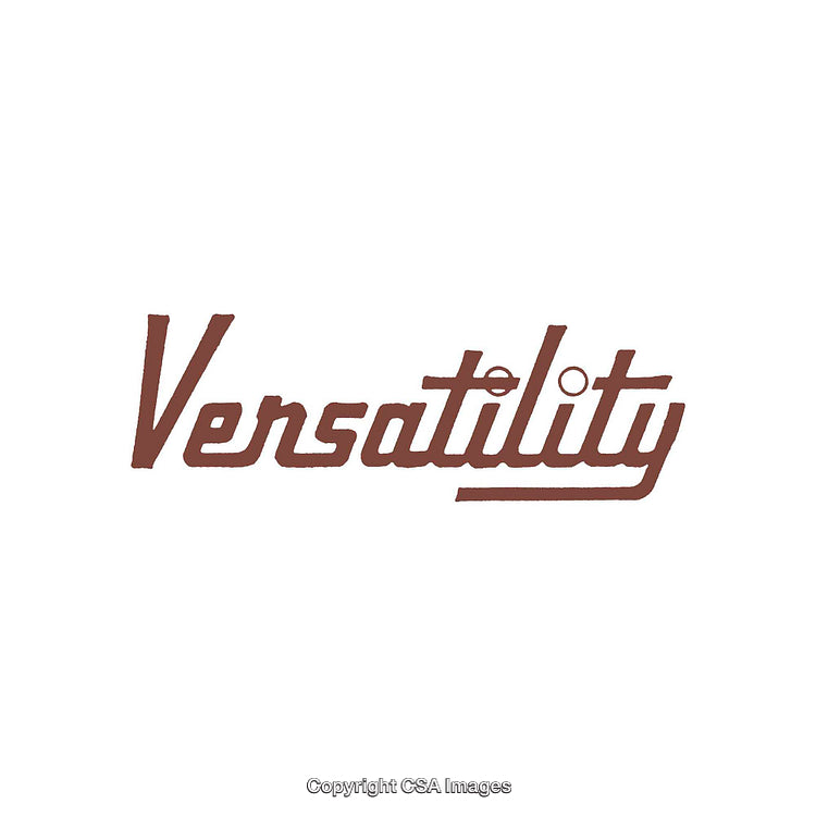 Elegant Brown Typography Highlighting Versatility Concept in Minimal Design Style
