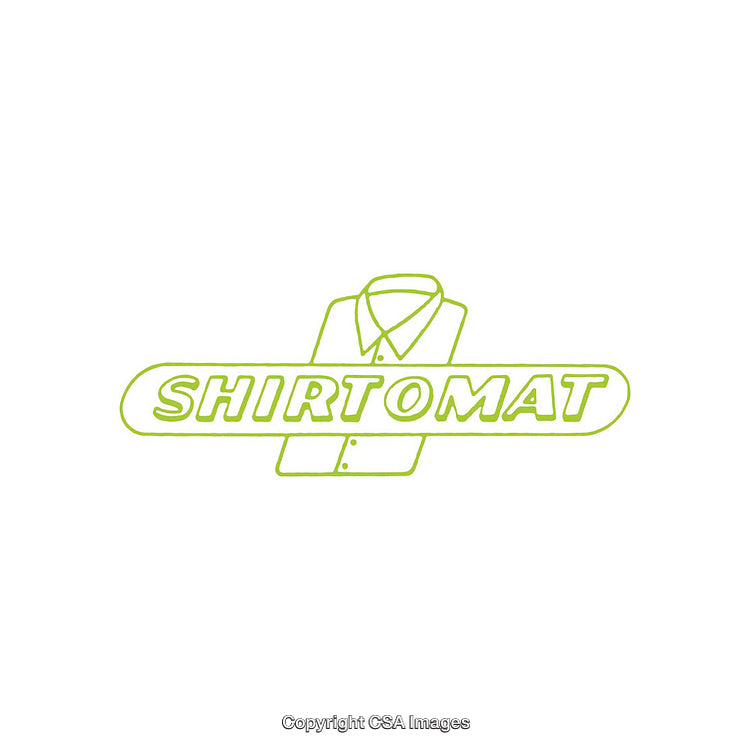 Green Logo Design Featuring Shirt Icon and Text Imperative