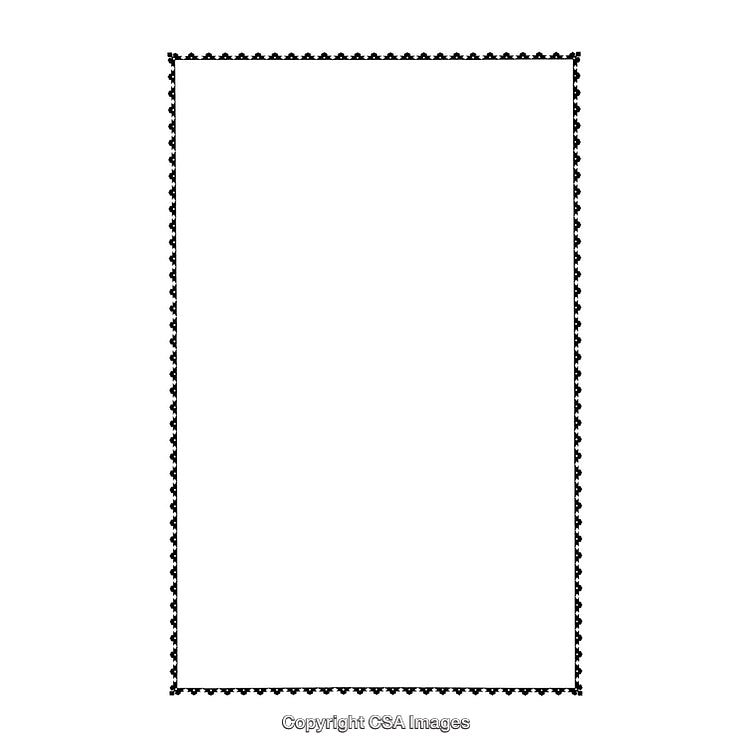 Elegant Black and White Decorative Border Design for Various Projects
