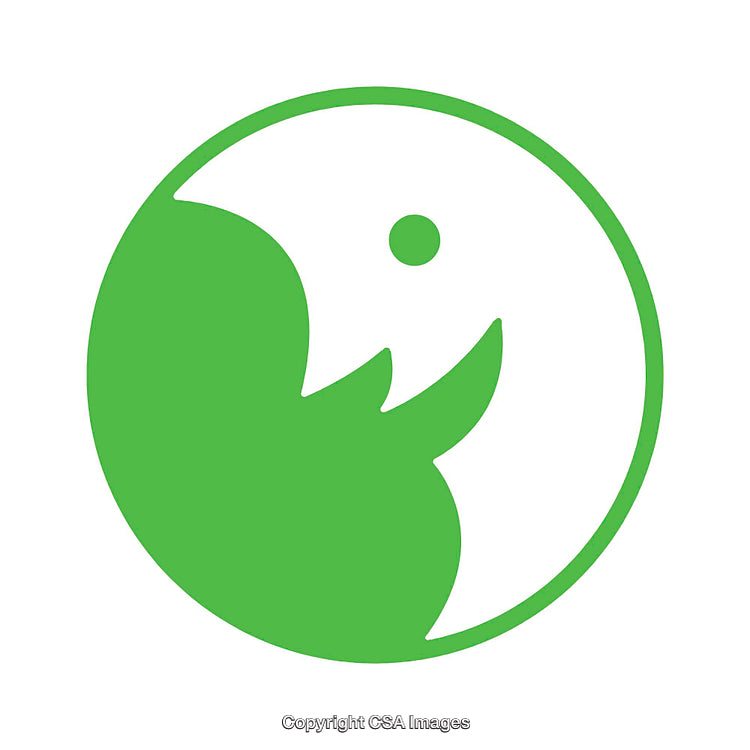 Green Environmentally Friendly Symbol Representing Sustainability and Nature