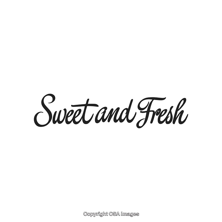 Sweet and Fresh Text Design in an Elegant Script Style