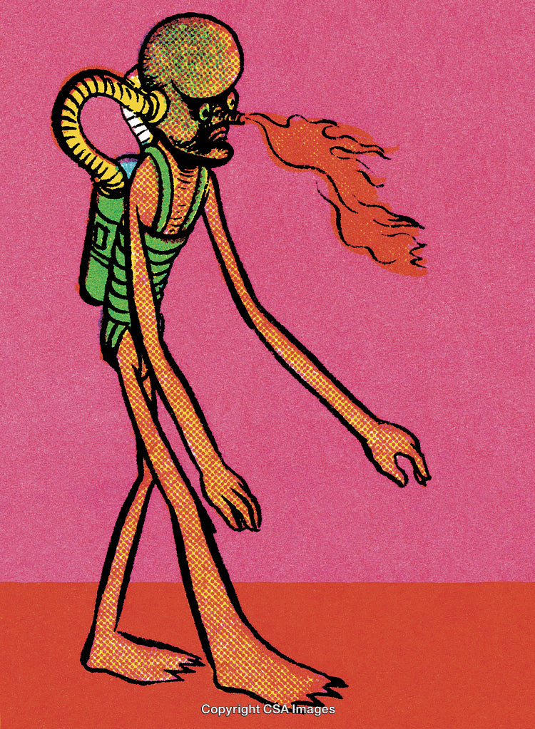 Fire Breathing Alien