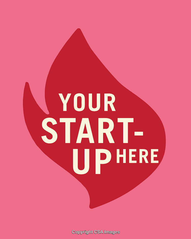 Your Startup Journey Represented in a Bold Minimalist Design Illustration