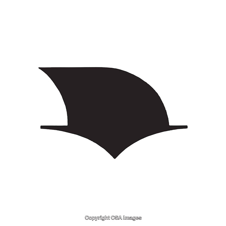 Minimalist Black and White Abstract Shape Symbol Design