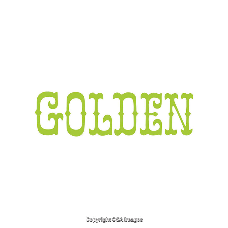 Bold Green Text Illustration with Stylish Typography