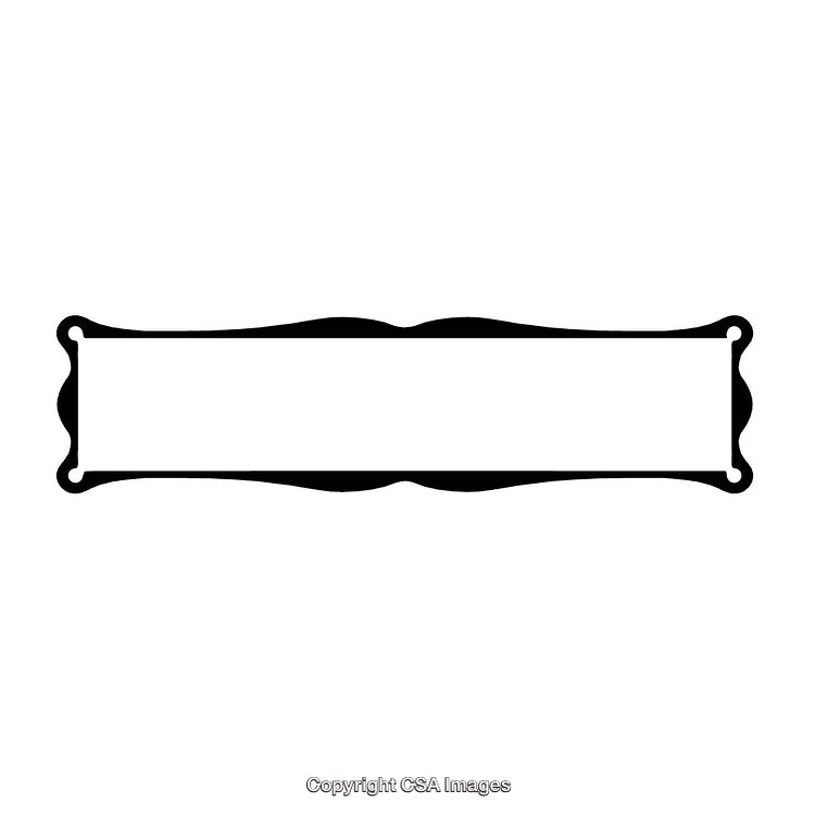 Elegant Black and White Ornamental Border Frame Design