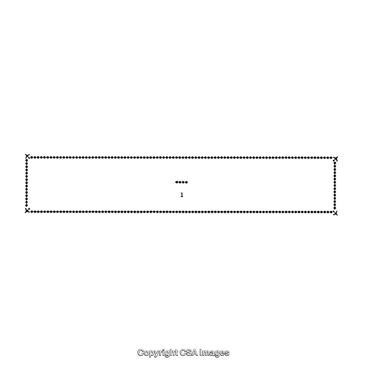 Minimalistic Design Featuring Decorative Black And White Borders