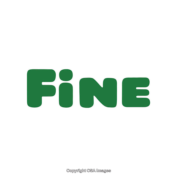 Green Fine Text Logo on a White Background