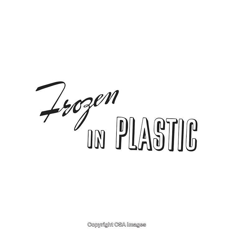 Modern Typography Featuring 'Frozen in Plastic' in Creative Styles