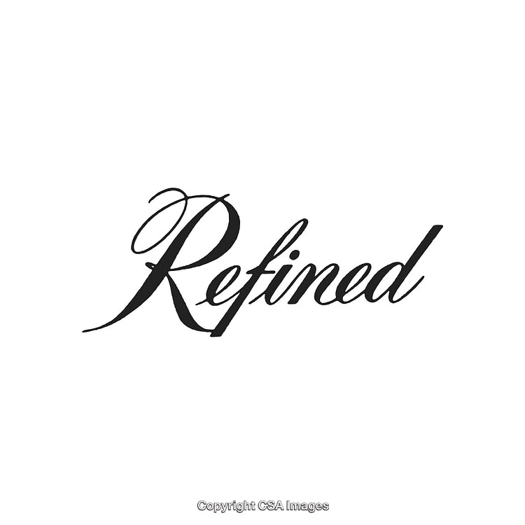Elegant Black Script Typography Design with Refined Appearance