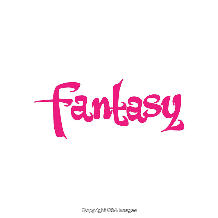 Creative Pink Handwritten Fancy Text Illustration on a White Background