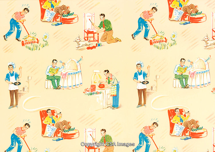 Stay-at-home-dad pattern