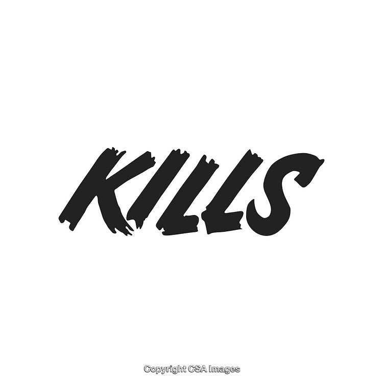 Bold Handwritten Text with Distressed Font on White Background
