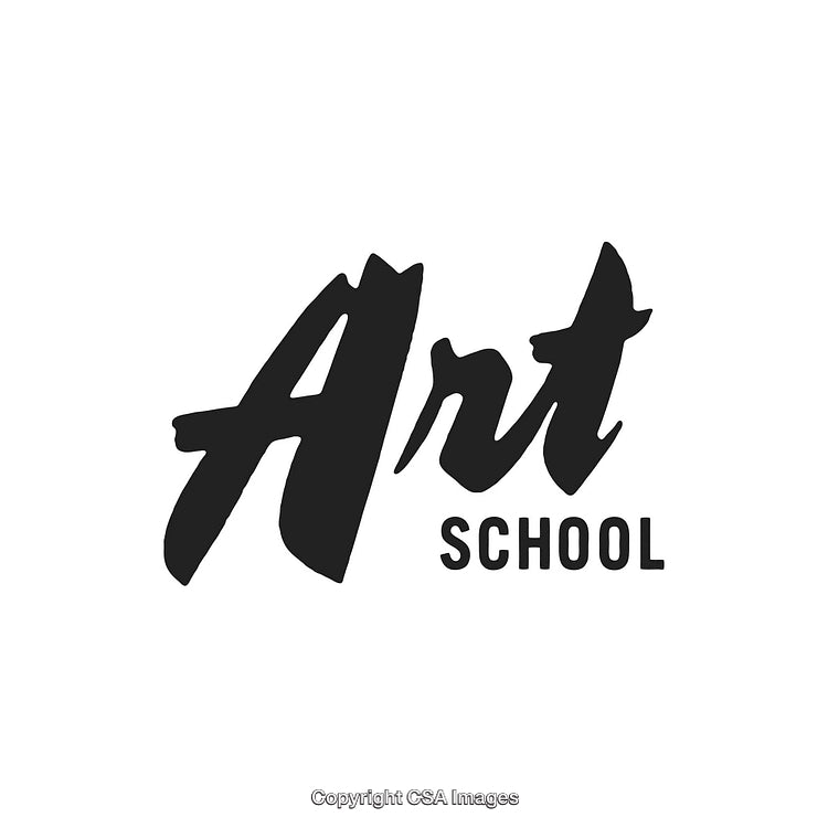 Bold Artwork Logo Design Featuring Creative Art School Typography