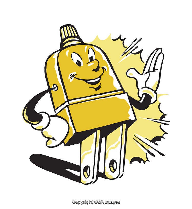 Cheerful Cartoon Power Plug Waving with a Happy Expression