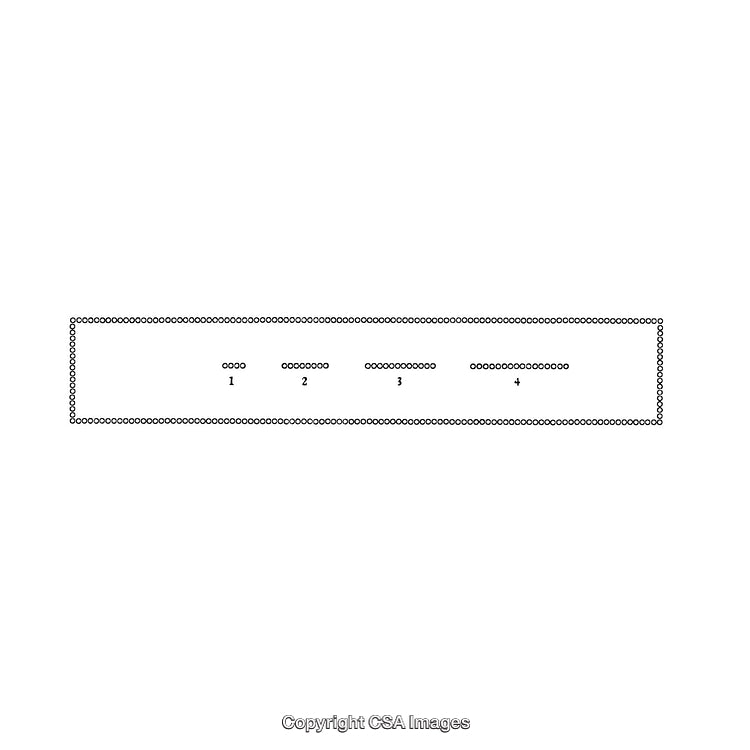 Black And White Borders with Gradation and Repetitive Patterns