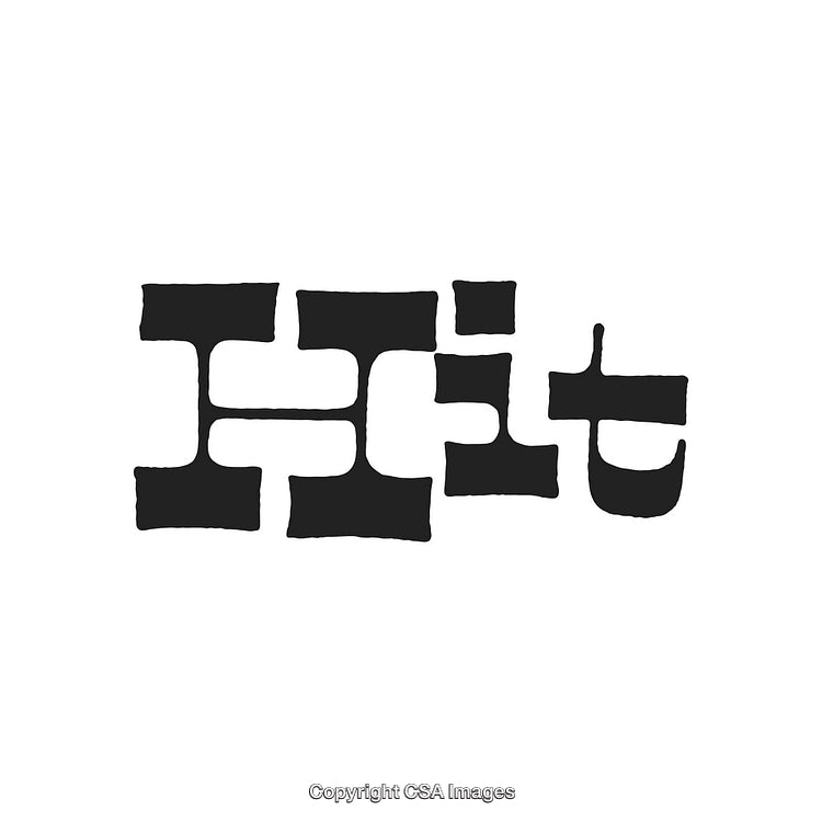 Bold Graphic Logo Design Featuring Thick Black Lettering